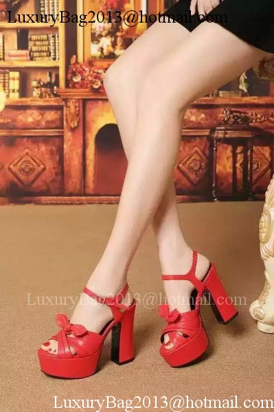 Yves Saint Laurent 40mm Platform 130mm Pump YSL297 Red