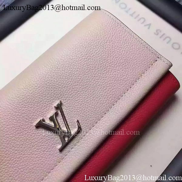 Louis Vuitton LOCKME II Wallet M62350 Pink