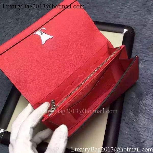 Louis Vuitton LOCKME II Wallet M62350 Red