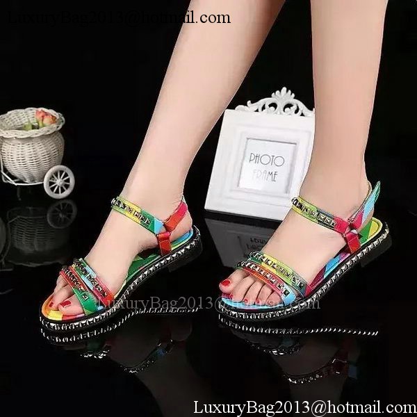 Valentino Leather Sandal VT810 Multicolour