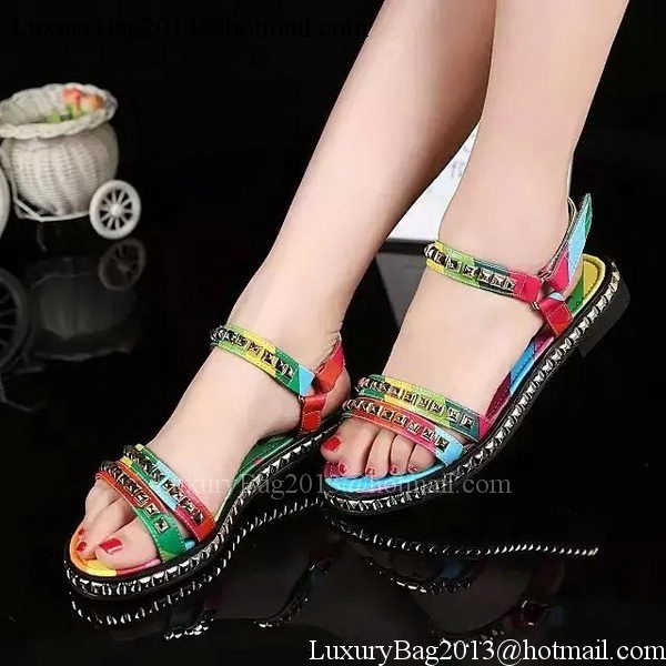 Valentino Leather Sandal VT810 Multicolour