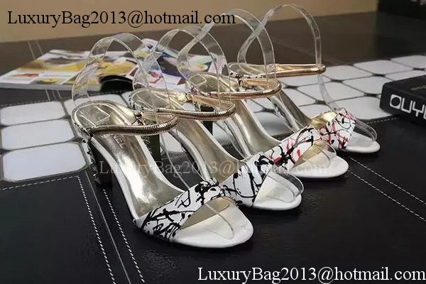 Chanel 80mm Sandals CH1741 Silver