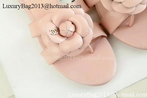 Chanel Slipper Leatehr CH1727 Pink