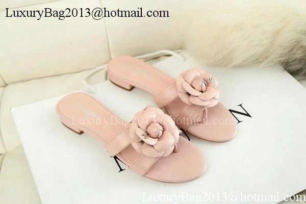 Chanel Slipper Leatehr CH1727 Pink