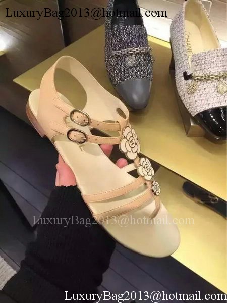 Chanel Thong Sandal CH1743 Apricot