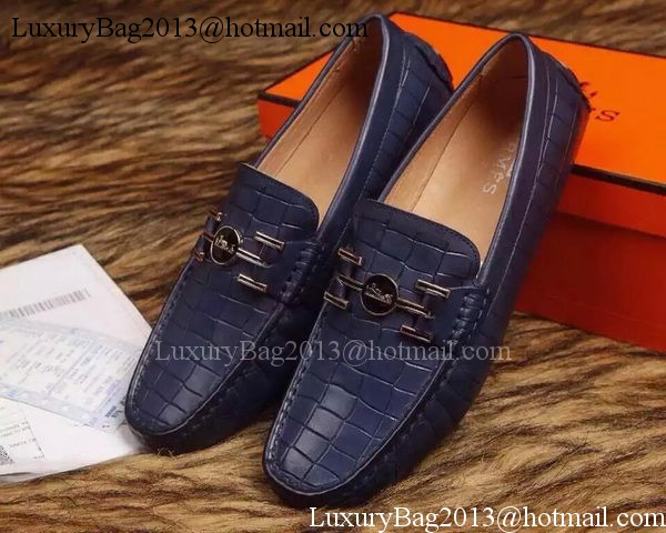 Hermes Men Casual Shoes HO717 Blue