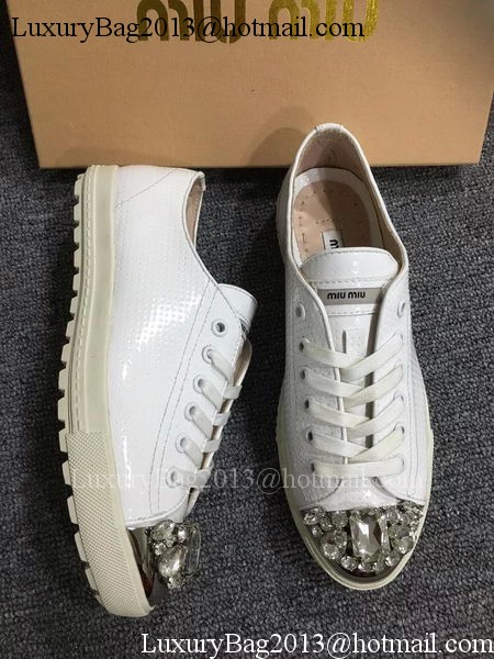 miu miu Casual Shoes MM439 White