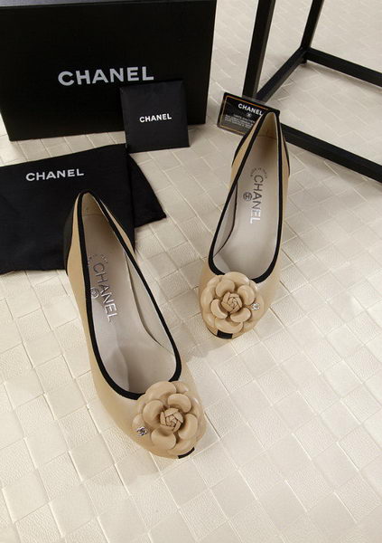 Chanel 80mm Leather Pump CH1817 Apricot