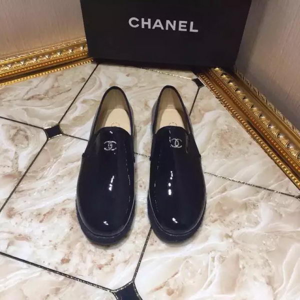 Chanel Casual Shoes Leather CH1811 Black