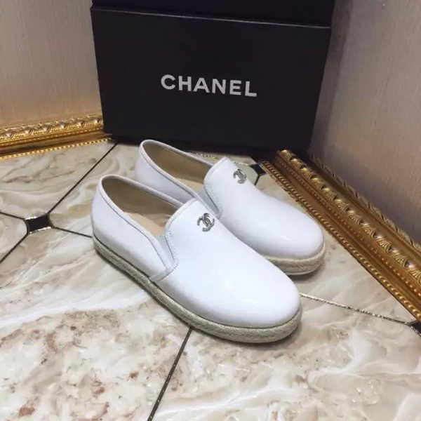 Chanel Casual Shoes Leather CH1811 White