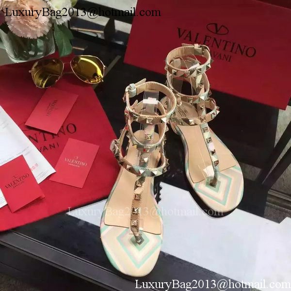 Valentino Leather Sandal VT849 Green