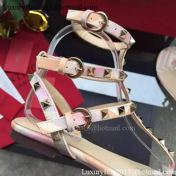 Valentino Leather Sandal VT849 Pink