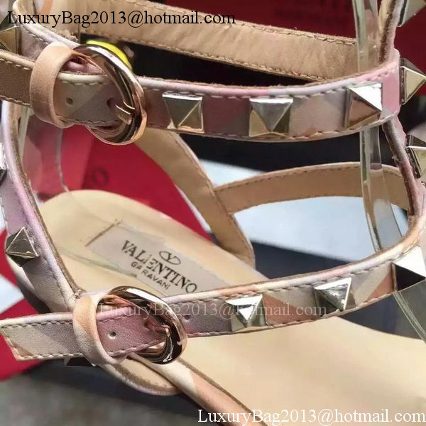 Valentino Leather Sandal VT849 Pink