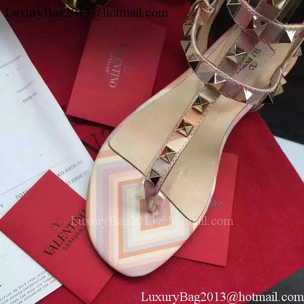 Valentino Leather Sandal VT849 Pink