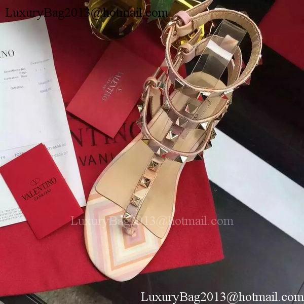 Valentino Leather Sandal VT849 Pink