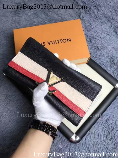 Louis Vuitton Taurillon Leather CAPUCINE WALLET M62133