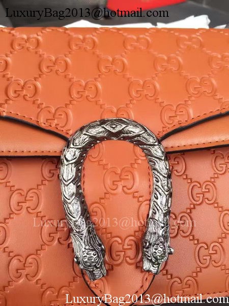 Gucci mini Dionysus Shoulder Bag 400249C Orange