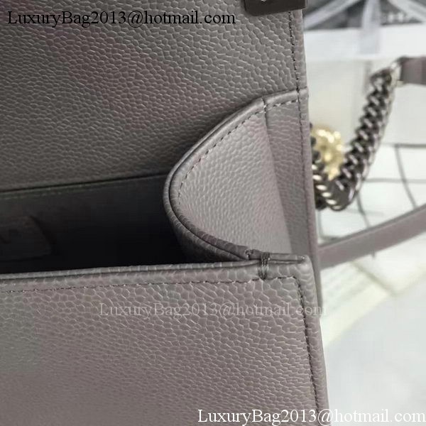 Boy Chanel Flap Shoulder Bag Cannage Pattern A67086 Grey