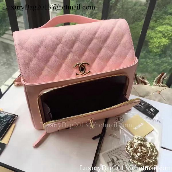 Chanel Classic Flap Bag Original Cannage Pattern A24604 Pink