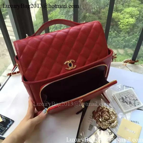 Chanel Classic Flap Bag Original Cannage Pattern A24604 Red