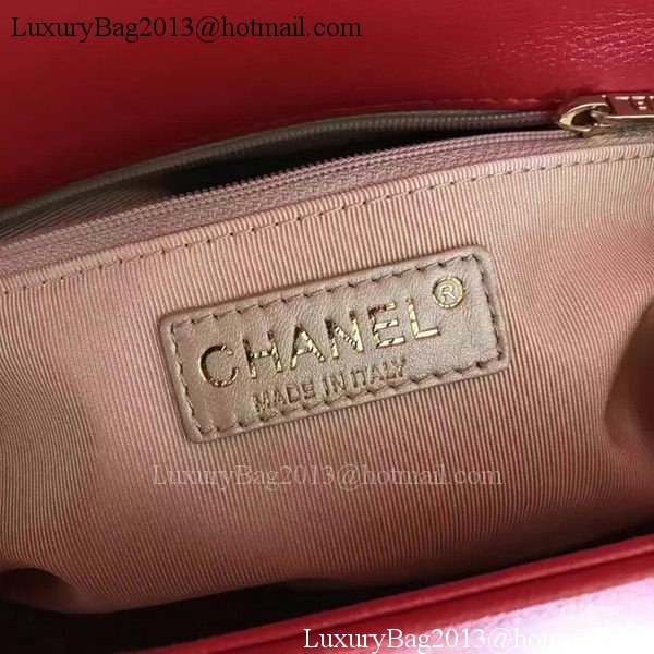 Chanel Flap Shoulder Bag Original Leather A24600 Red