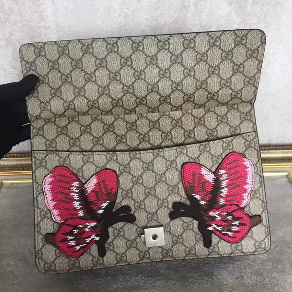 Gucci Dionysus GG Supreme Canvas Shoulder Bag 403348 Cat