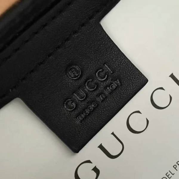 Gucci Nymphea Mini Top Handle Bag Cowhide Leather 453767 Black