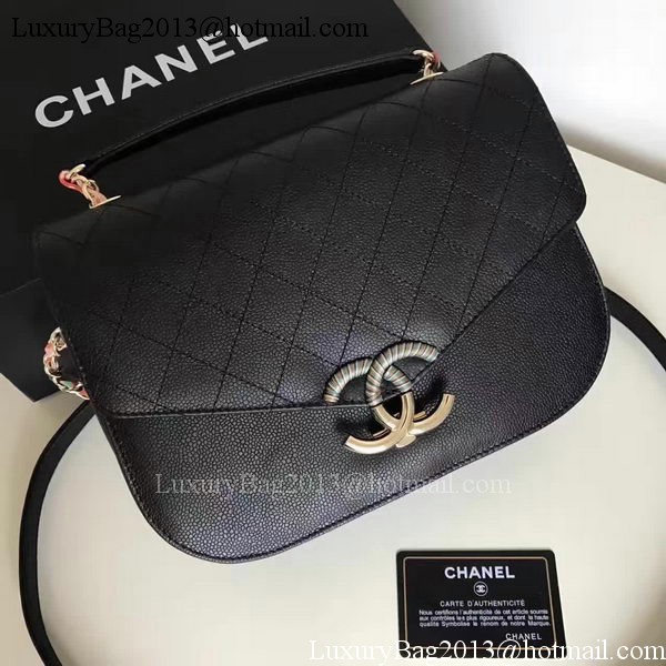 Chanel Flap Shoulder Bag Original Calfskin Leather A93578 Black