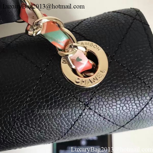 Chanel Flap Shoulder Bag Original Calfskin Leather A93578 Black