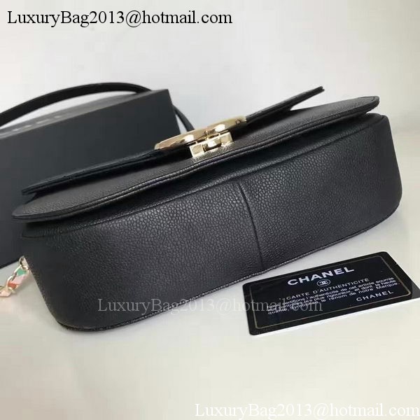 Chanel Flap Shoulder Bag Original Calfskin Leather A93578 Black