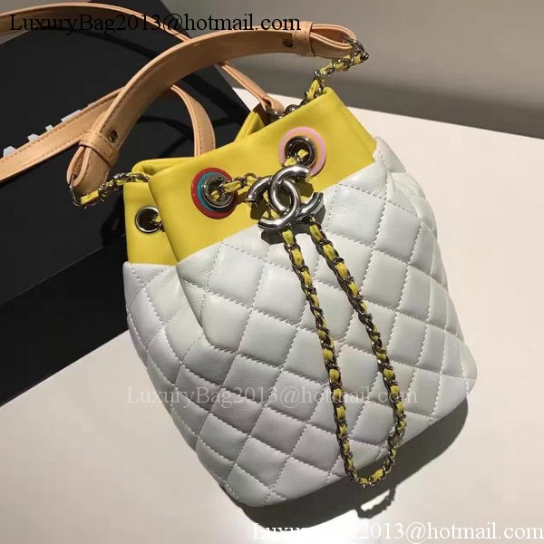 Chanel Hobo Bag Original Sheepskin Leather A95182 White