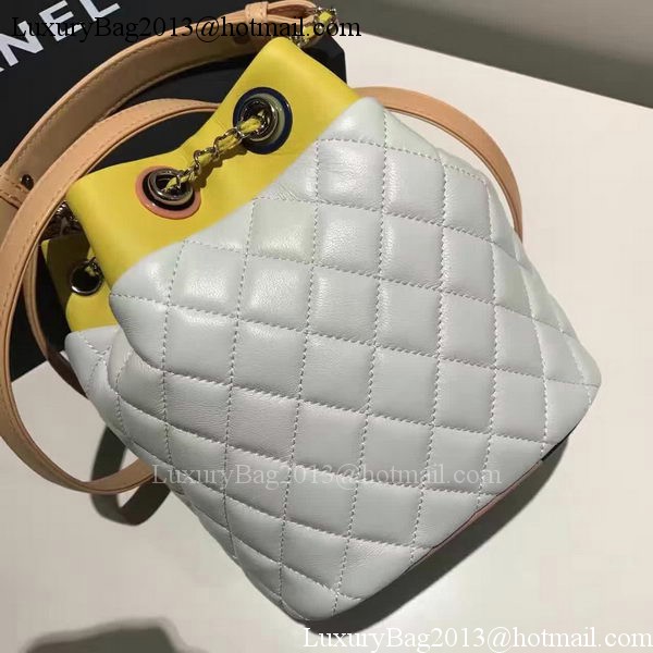 Chanel Hobo Bag Original Sheepskin Leather A95182 White