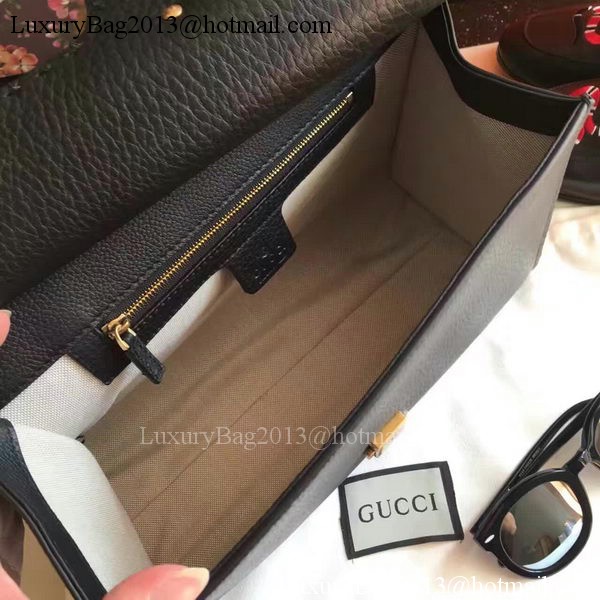 Gucci GG Marmont Leather Top Handle Bag 421890 Black