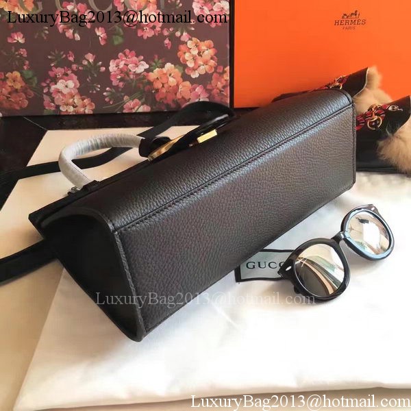 Gucci GG Marmont Leather Top Handle Bag 421890 Black