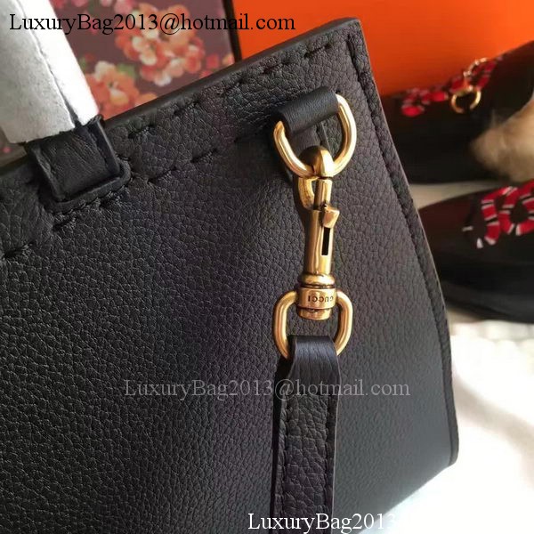 Gucci GG Marmont Leather Top Handle Bag 421890 Black