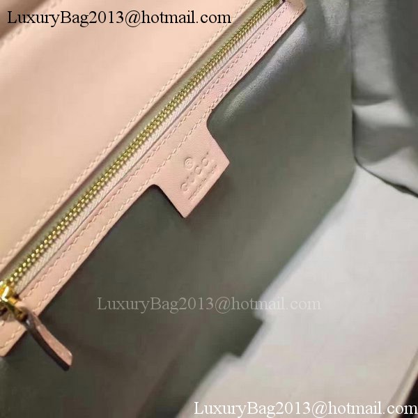 Gucci Nymphaea Leather Top Handle Bag 453766 Pink