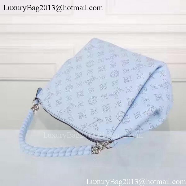 Louis Vuitton Mahina Leather BABYLONE CHAIN BB Bag M51223 Blue