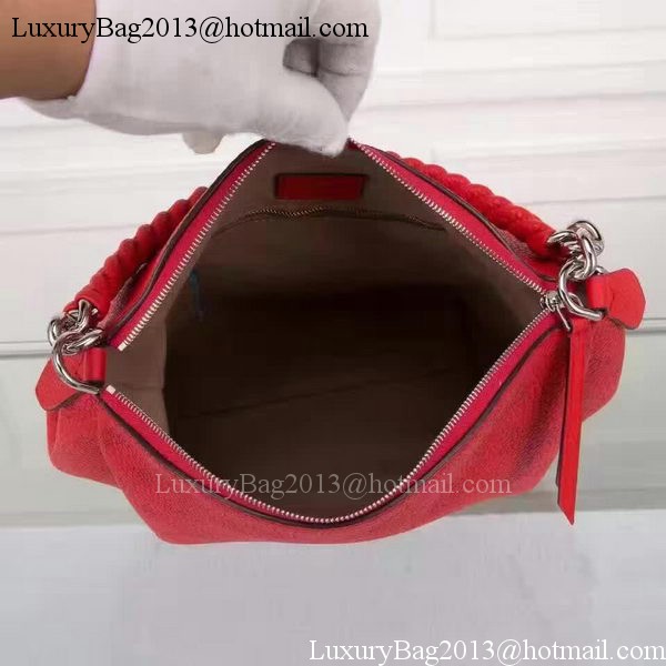 Louis Vuitton Mahina Leather BABYLONE CHAIN BB Bag M51223 Red