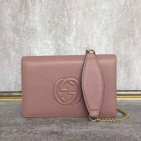 Gucci Padlock Series Shoulder Bag 400313A Light Pink