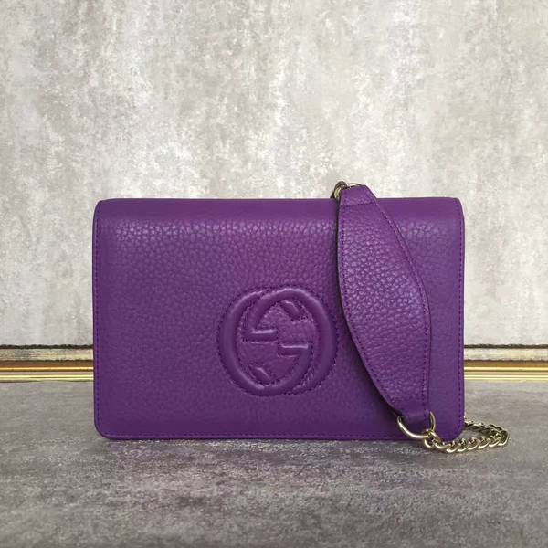 Gucci Padlock Series Shoulder Bag 400313A Purple