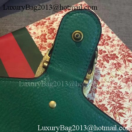 Gucci Dionysus Lichee Pattern Mini Shoulder Bag 421970 Green