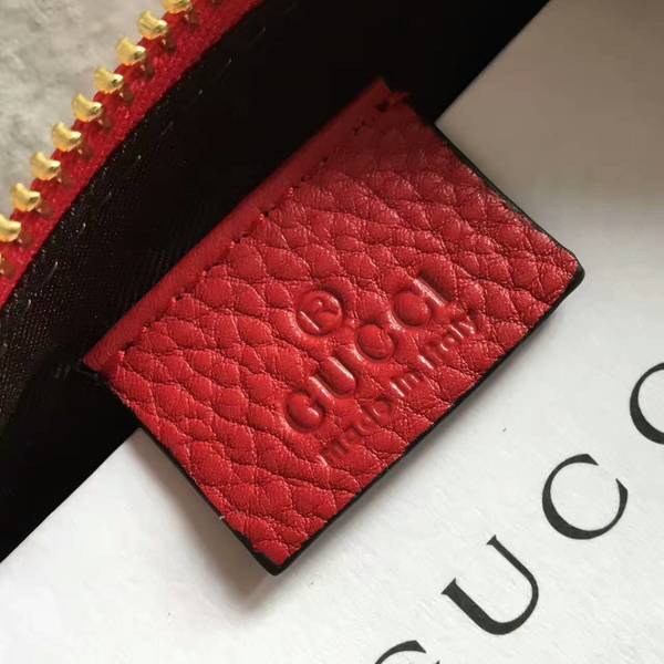 Gucci Lichee Pattern Clutches 429009 Red