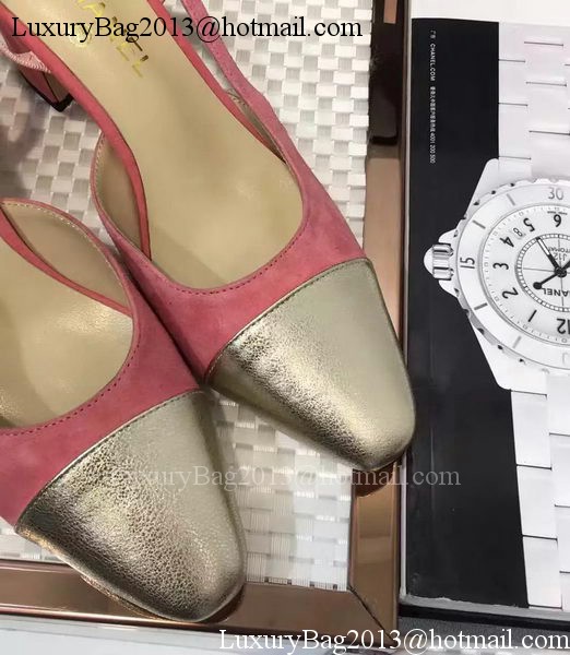 Chanel 60mm Leather Pump CH2077 Pink