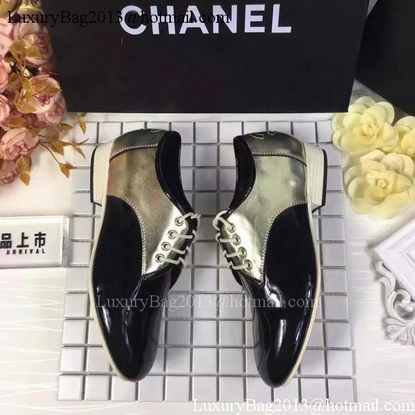 Chanel Casual Shoes Leather CH2061 Gold