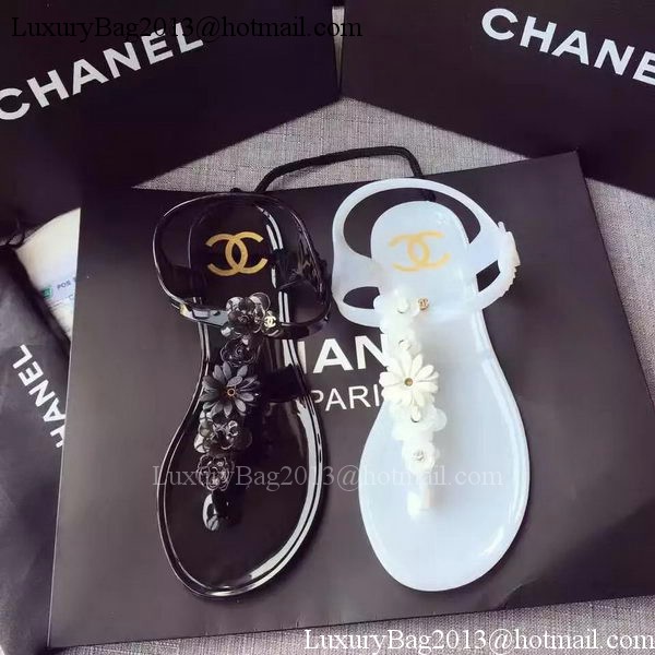 Chanel Leather Sandal CH2067 White