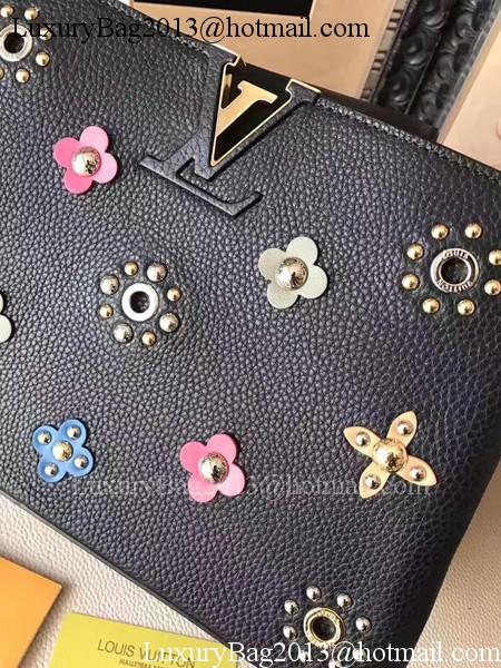 Louis Vuitton Mechanical Flowers CAPUCINES PM M54311 Black