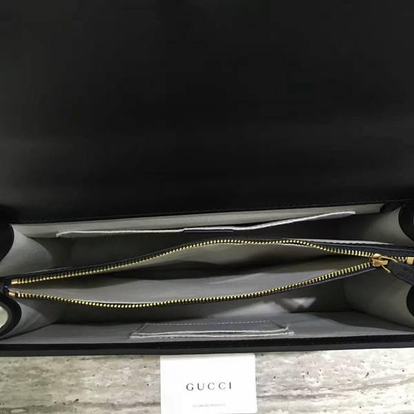 Gucci Now Bamboo Shopper Bag 421999A Black&Green&Red