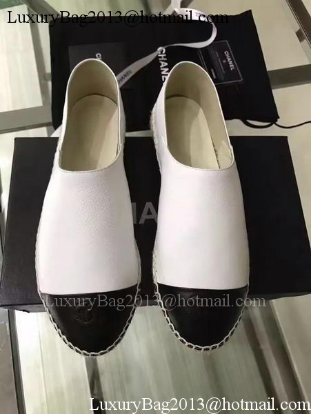 Chanel Casual Shoes Leather CH2080 White