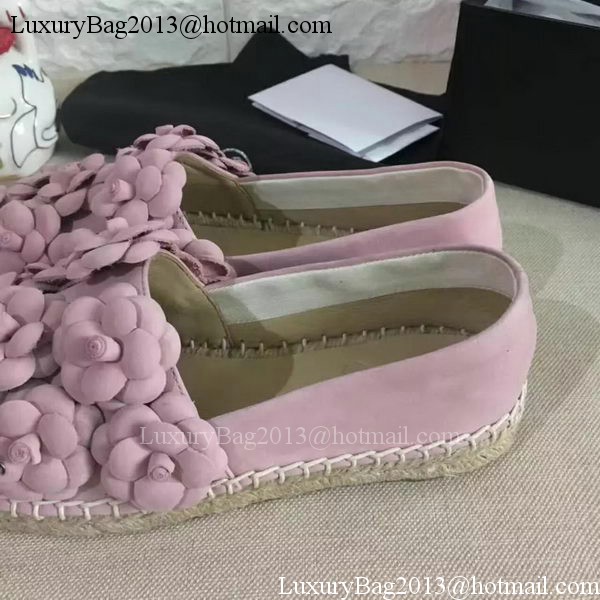 Chanel Casual Shoes Leather CH2084 Pink