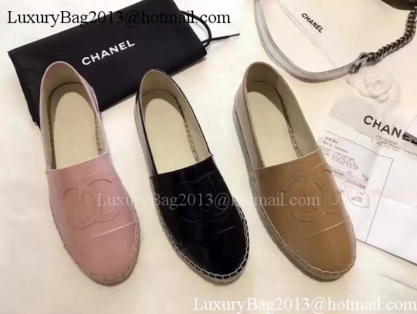 Chanel Casual Shoes Leather CH2089 Apricot